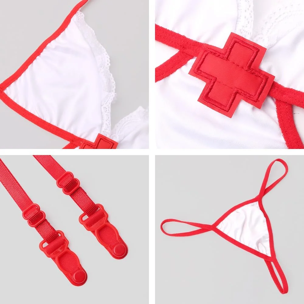 Sexy Lingerie Hot Women Sexi Erotic Lingerie Dress Cosplay Nurse Uniform Costumes Underwear Sex Clothes Role view 6