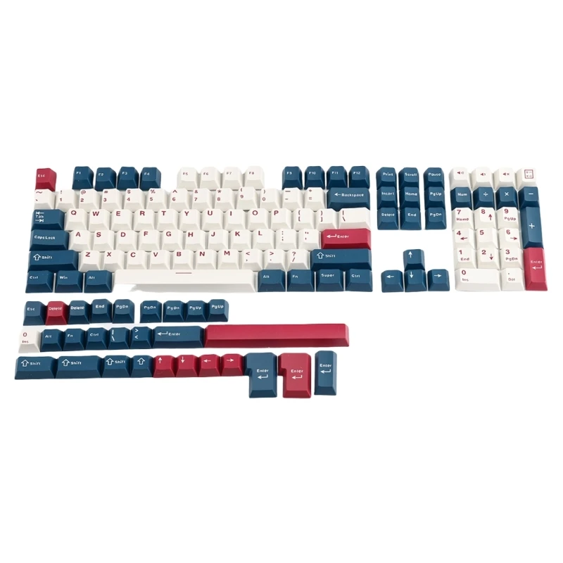 136Keys Mech Soldier Keycaps PBT Double Shot Injections Original Keycap Key Cover for Mechanical Keyboards