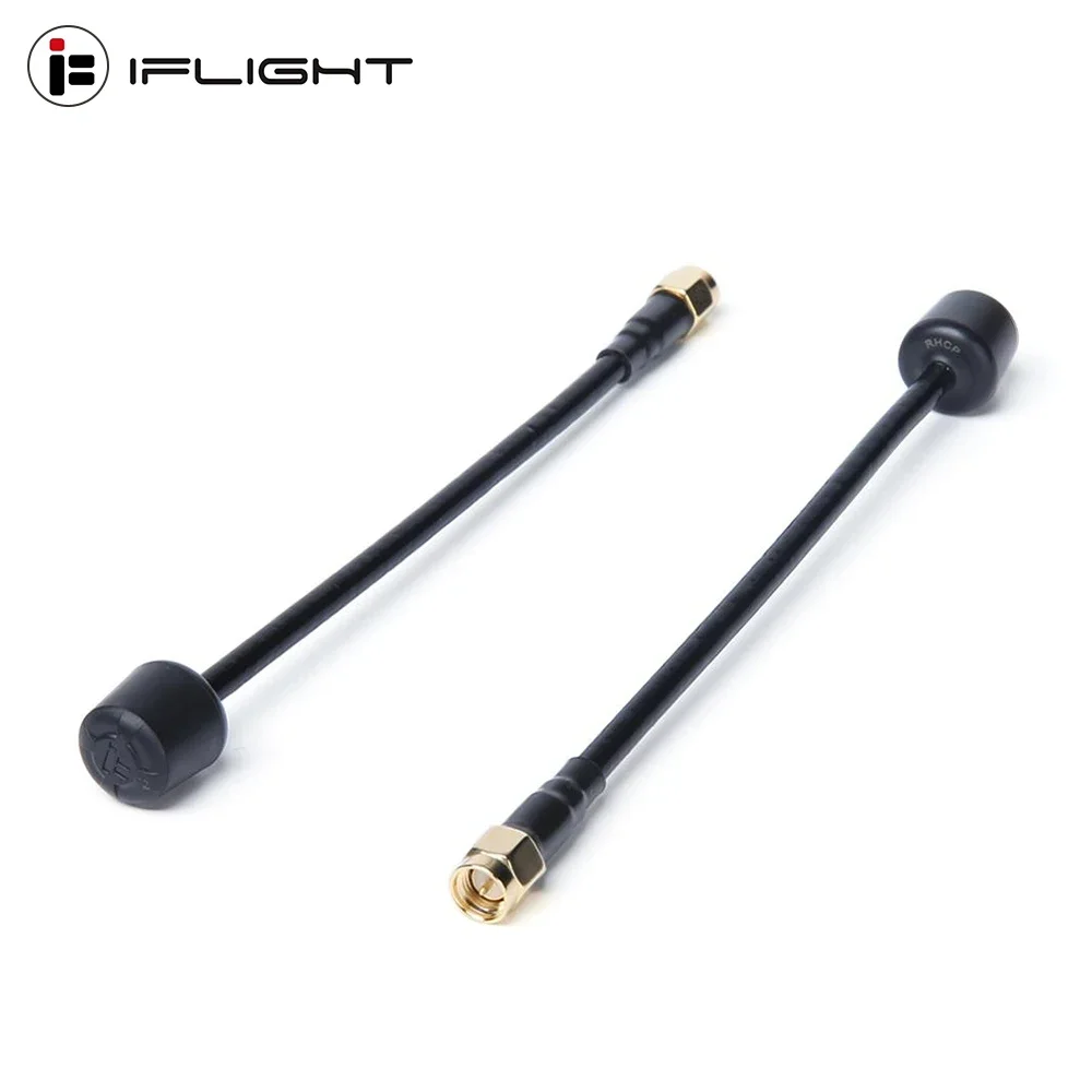 

IFlight Albatross 5.8GHz 3Dbi 5000-6000MHz 150mm RHCP / LHCP RP-SMA / SMA FPV Antenna for RC Racing Drone Part