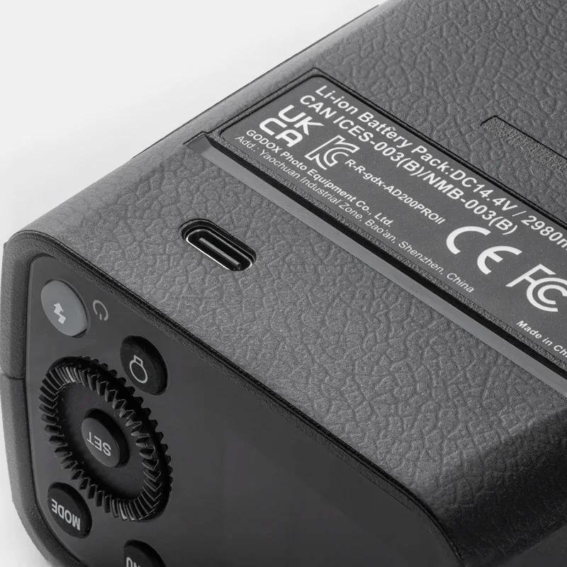 For Godox AD200 Pro II Anti-Scratch Camera Flash Sticker Coat Wrap Protective Film Body Protector Skin Cover AD200-ProII - Image 5