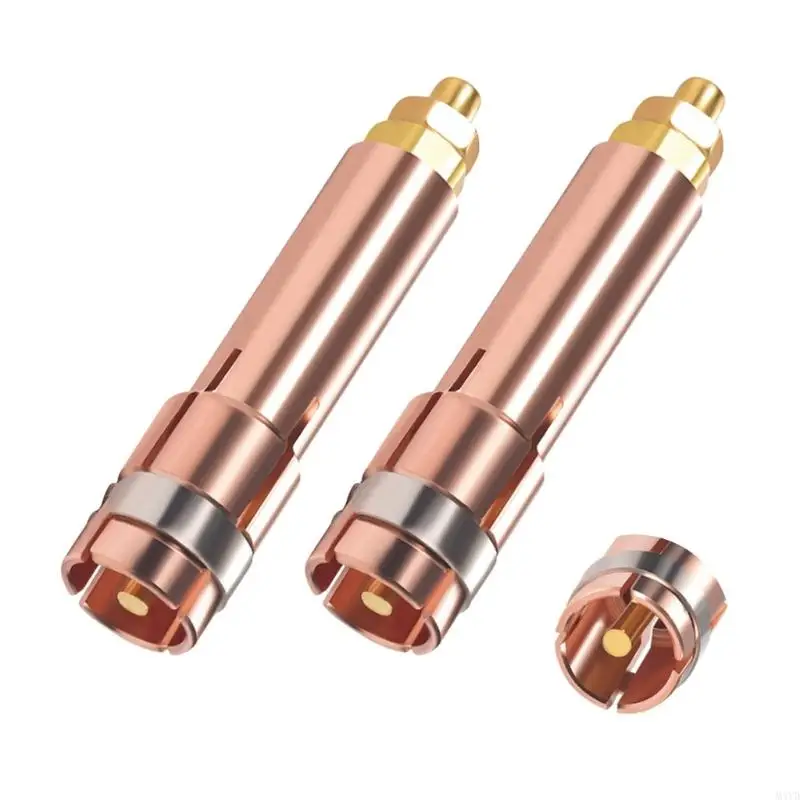 Collet Chuck Multiple Size Copper Studs Welding Tool Accessories With Thread Protections Mechanism M4YD