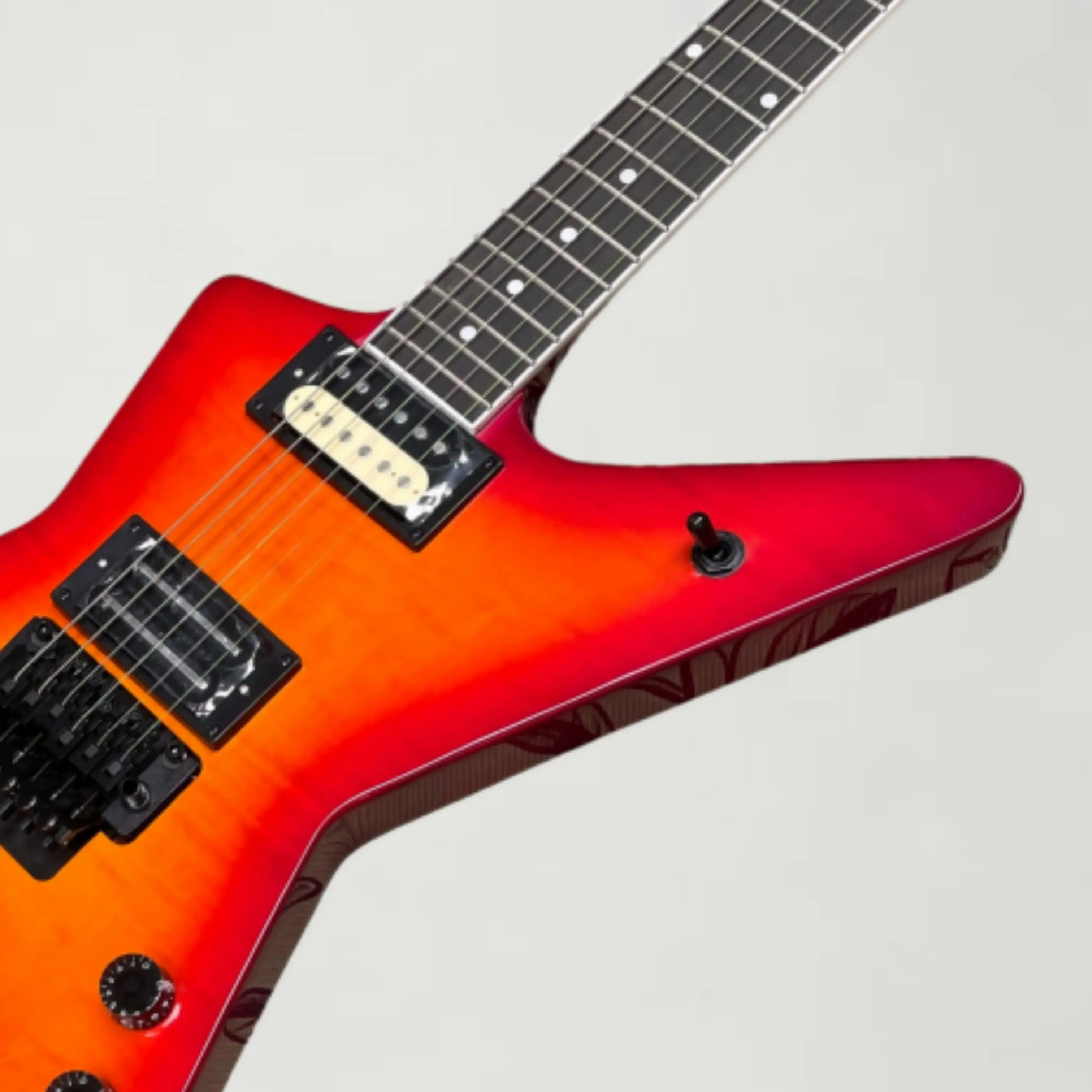 Sunset Gradient 6-String Electric Guitar Punchy Tone Perfect For Home Practice & Music Creation Guitars Guitarra