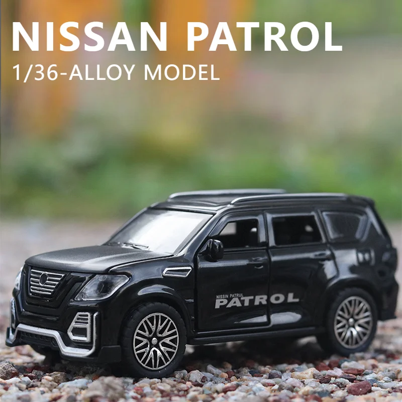 

1:36 Nissan Patrol SUV High Simulation Diecast Metal Alloy Model car Pull Back Toy Simulation Car For Kids Gifts