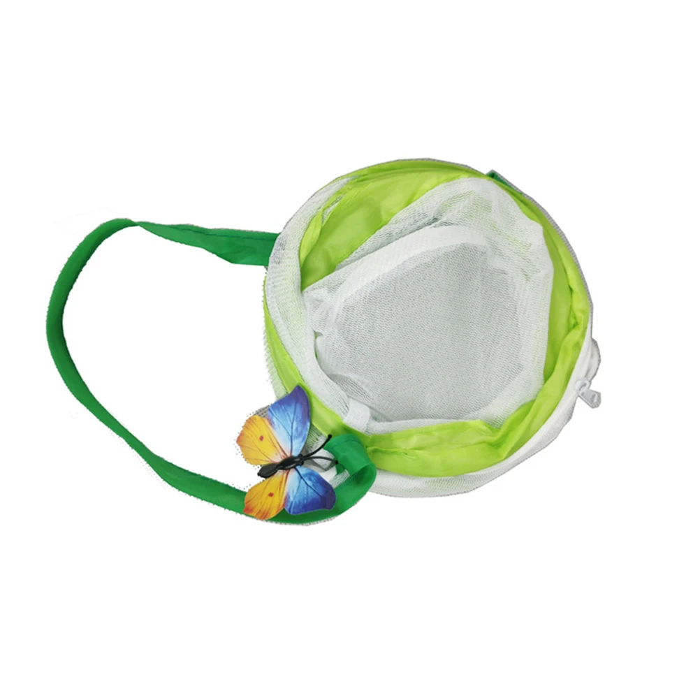 

Portable Green Foldable Insect Cage 15x14cm Carry Handle Bug House Outdoor Exploration for Kids Cage House Box