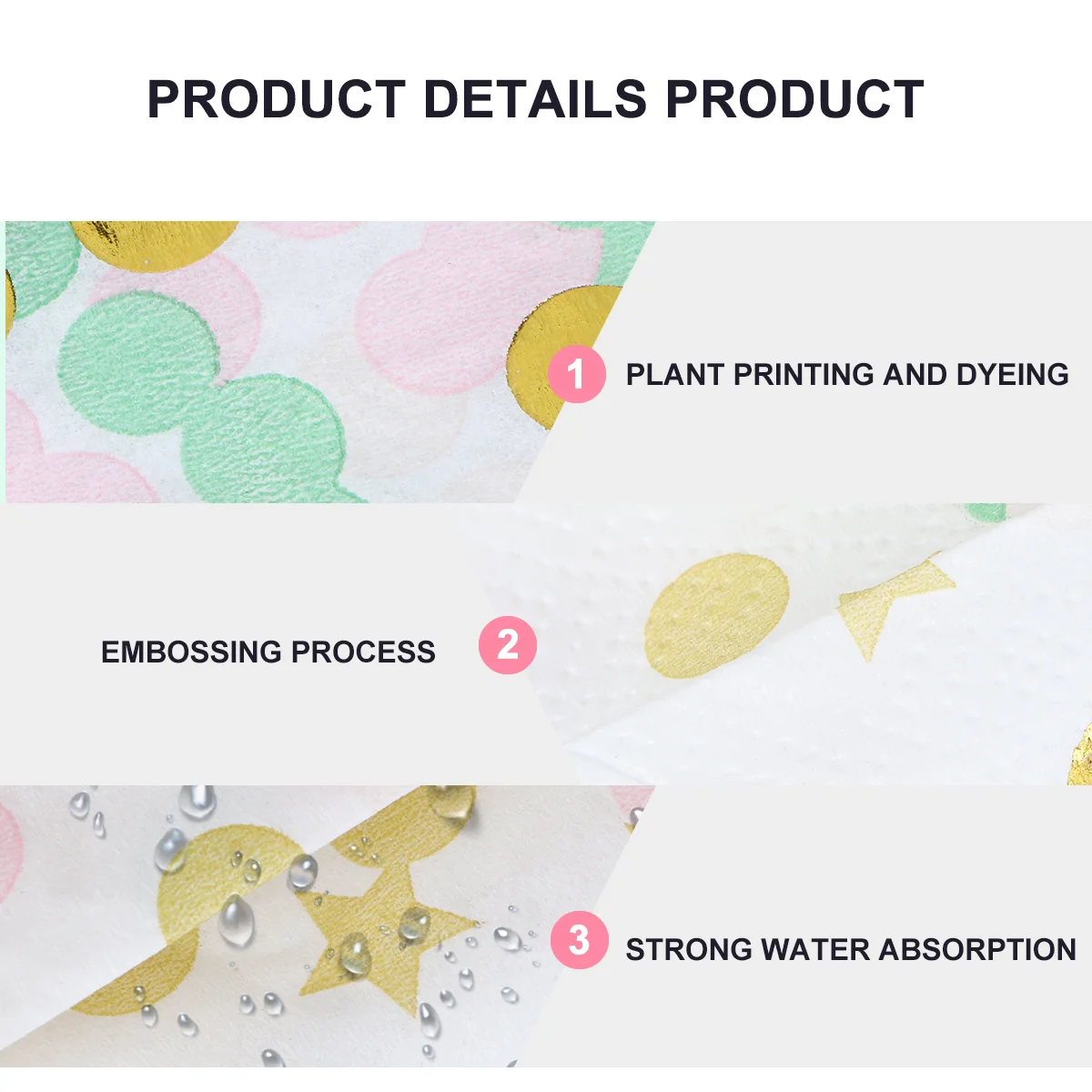 20 قطعة من المناديل المعدنية بأنماط ملونة مناديل ناعمة ممتازة للحفلات والمناسبات وديكورات الاستحمام #1