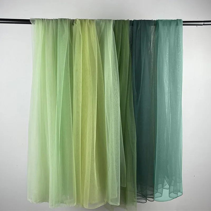 Chiffon Sheer Drapes Tulle Organza Fabric Draping For Wedding Arch Birthday Party Backdrop Curtains Home Christmas Decoration