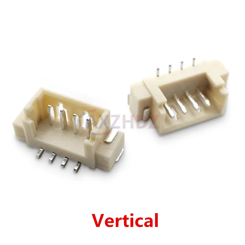 50PCS 1.25 SMD Connector 1.25MM 2P 3P 4P 5P 6P 7P 8P 9P 10P MICRO JST Wire Connectors Vertical / Horizontal Type Pin Header SMT