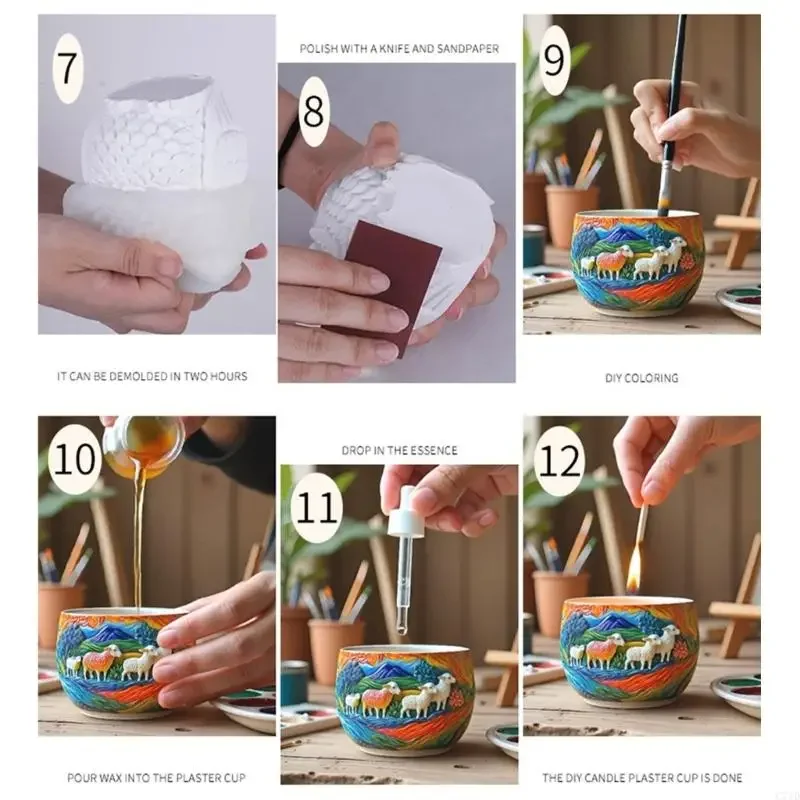 Easy Releasing Silicone Goat Mold Detailed Design for Resin Crafting Jewelry Making and Decorative Planters