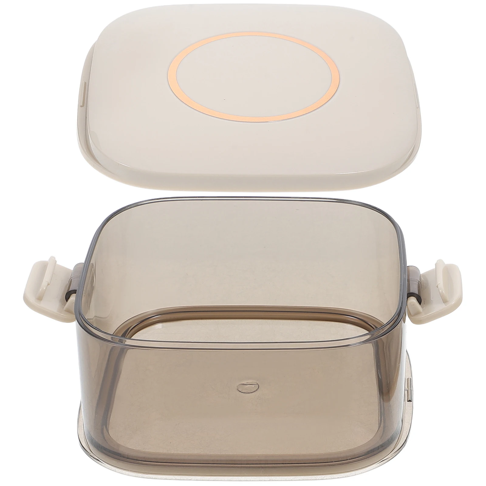 

Airtight Spice Storage Organizer Transparent Lid Easy Clean Kitchen Seasoning Herbs Powder Dispenser Glass