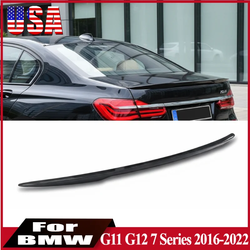 

Задний спойлер багажника, крыло для BMW G11 G12 серии 730i 730d 740i 740d 750i 760i Li Ld 2016-2022 MP Style, крышка багажника автомобиля, хвостовое крыло