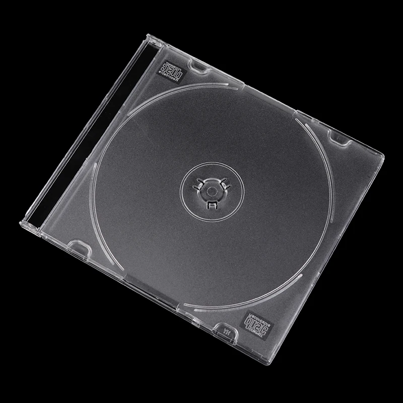 New! CD Storage Case Transparent Stand Acrylic Holders For CDs DVD Storage Holder Transparent