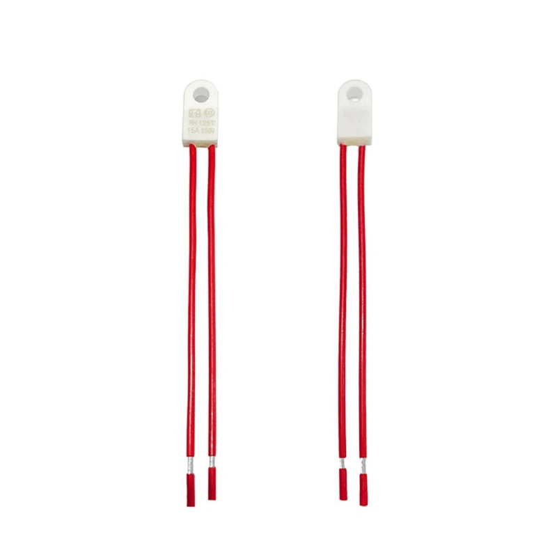 10pcs Thermal Fuse for 2.4 Assembly Hotbed Thermal Fuse 15A for 3D Printer Accessories [No.3 Elnic]