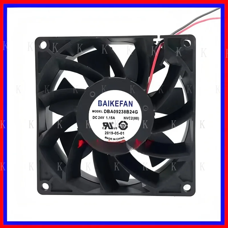 

C ДЛЯ 1 шт. DBA09238B24G 24 В 1,15 А 9238 2-проводной вентилятор охлаждения с двойным подшипником # А6–27