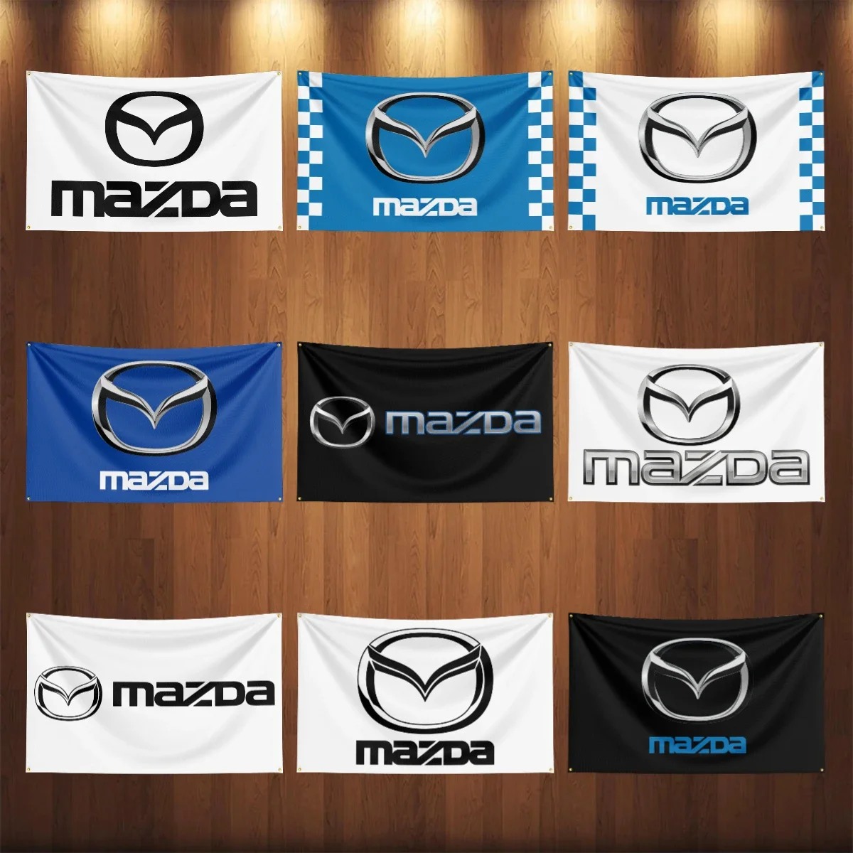 90x150cm Mazdas Speed Racing Car Flag Polyester Printed Garage or Outdoor Decoration Banner Tapestry