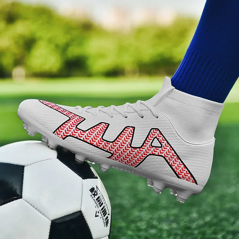 

Futsal Wholesale Soccer Shoes Quality Football Boots Ourdoor Cleats Football Training Sneaker TFAG Unisex New Chuteiras for Men