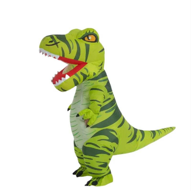 

Inflate Dinosaur Cosplay Wearable Animal Cycling Green Dinosaur Inflatable Suit Halloween Adult Walking