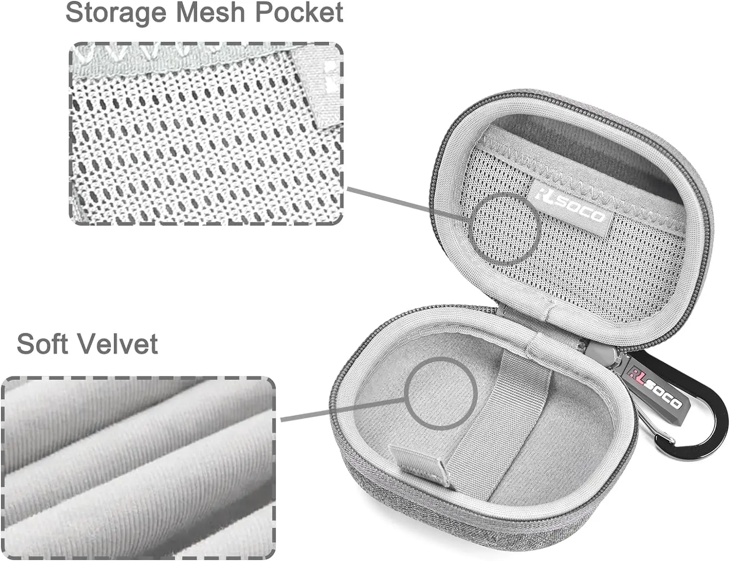 Estuche de auriculares TWS para Anker Soundcore, auriculares inalámbricos AeroFit Pro, estuche de transporte de viaje con carcasa dura