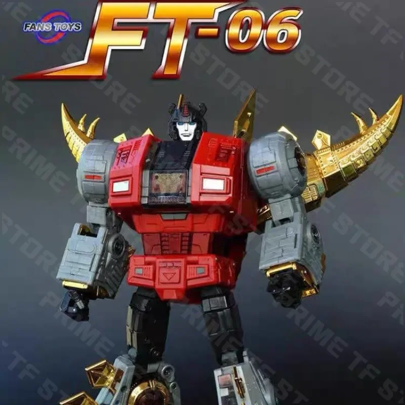 Original Fans Toys Transformers Toy MP Masterpiece Scale FT06 FT-06 Iron Dinobots Seuer Snarl Anime Figure Action Toy
