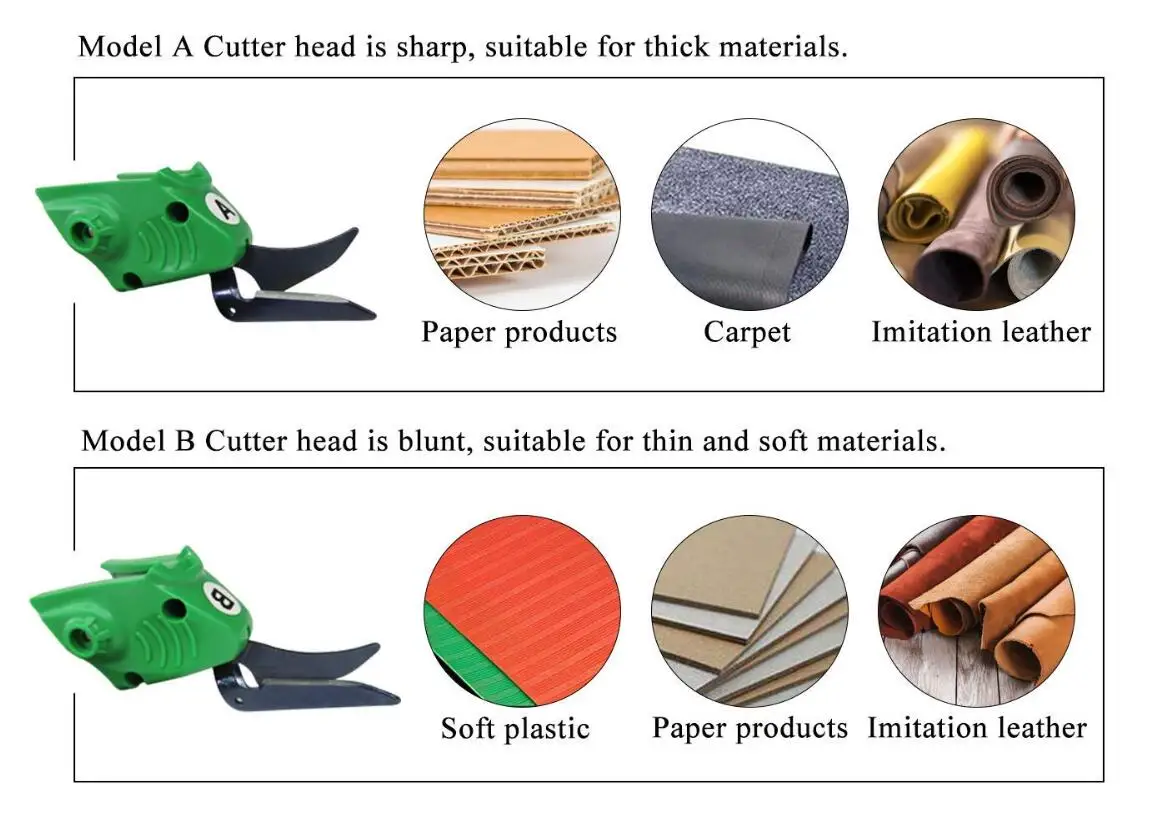 مقص كهربائي قاطع قماش مقص بلاستيكي