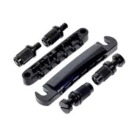 6 Strings Tune-O-Matic Bridge Tailpiece Set T.O.M Style  For LP SG Electric Guitar  Black Or Chrome