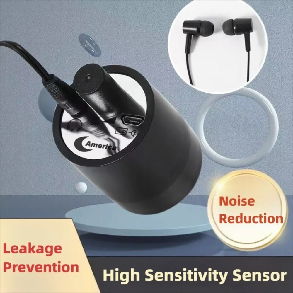 

High Sensitive Water Leak Detector Accuracy Compact Multi-functional Sound Detector Practical Quickly Located