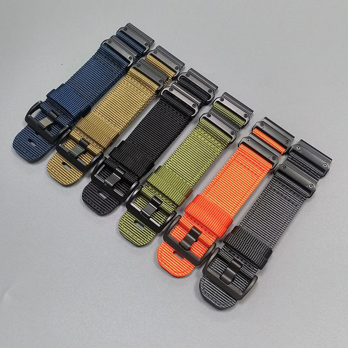 22mm 26mm Nylon Braided Strap for Garmin Inatinct 3/Fenix 9 Pro Solar 51mm 47mm Watch Band Tactix 8/Enduro 3/Epix Bracelet Band
