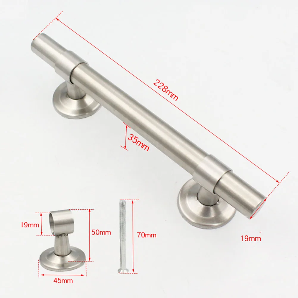 Kitchen Cabinet Cabinet Pulls Handle Split Handle 1pc Comfortable European Modern Silver Simple Elegant Design