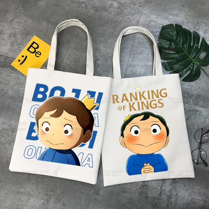 

Ousama Ranking, женская сумка для покупок с забавным принтом, холщовая сумка, складная многоразовая студенческая сумка в стиле Харадзюку, холщовая сумка, подарок