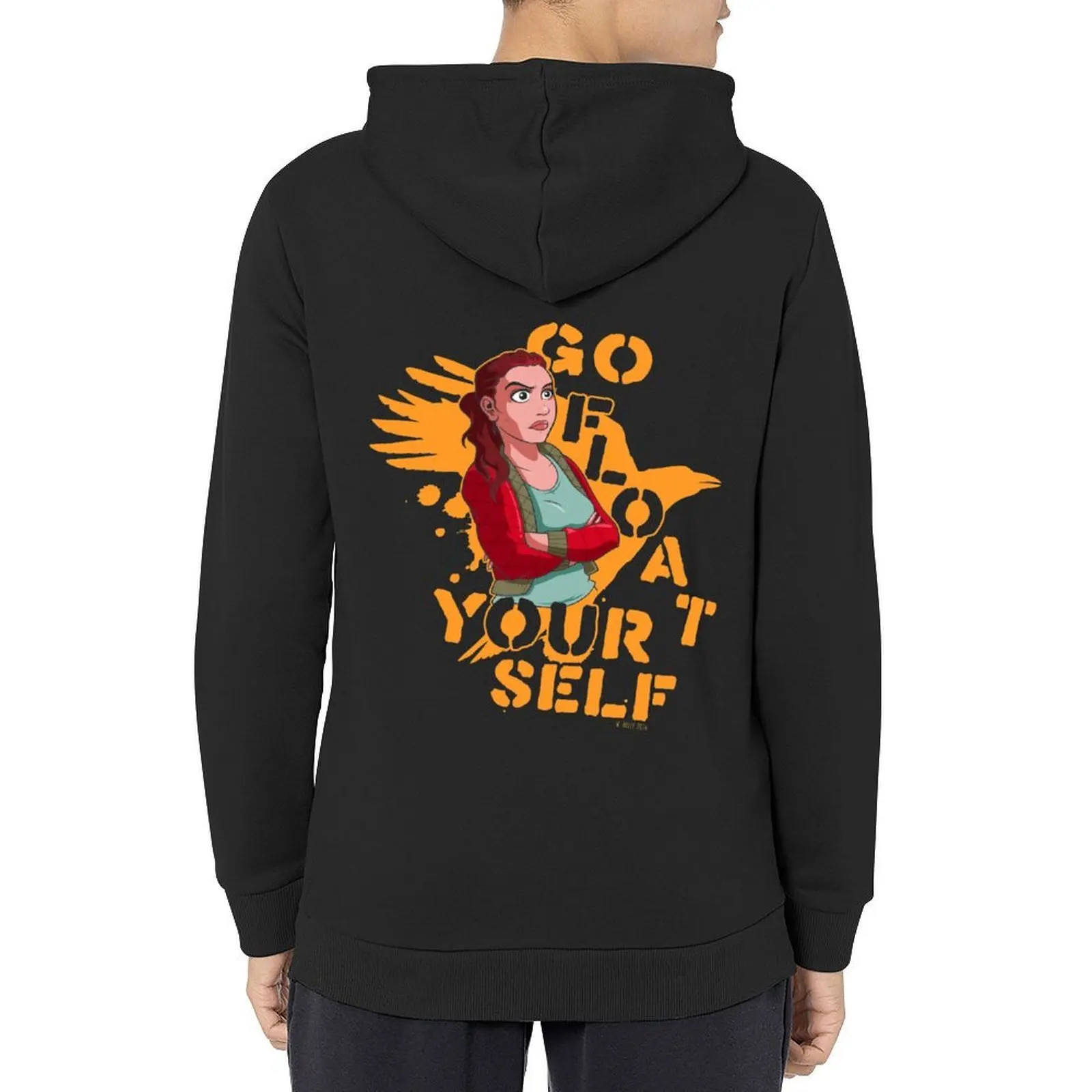 

Go float yourself! Hoodie mens designer clothes korean clothes autumn male clothes graphic hoodie