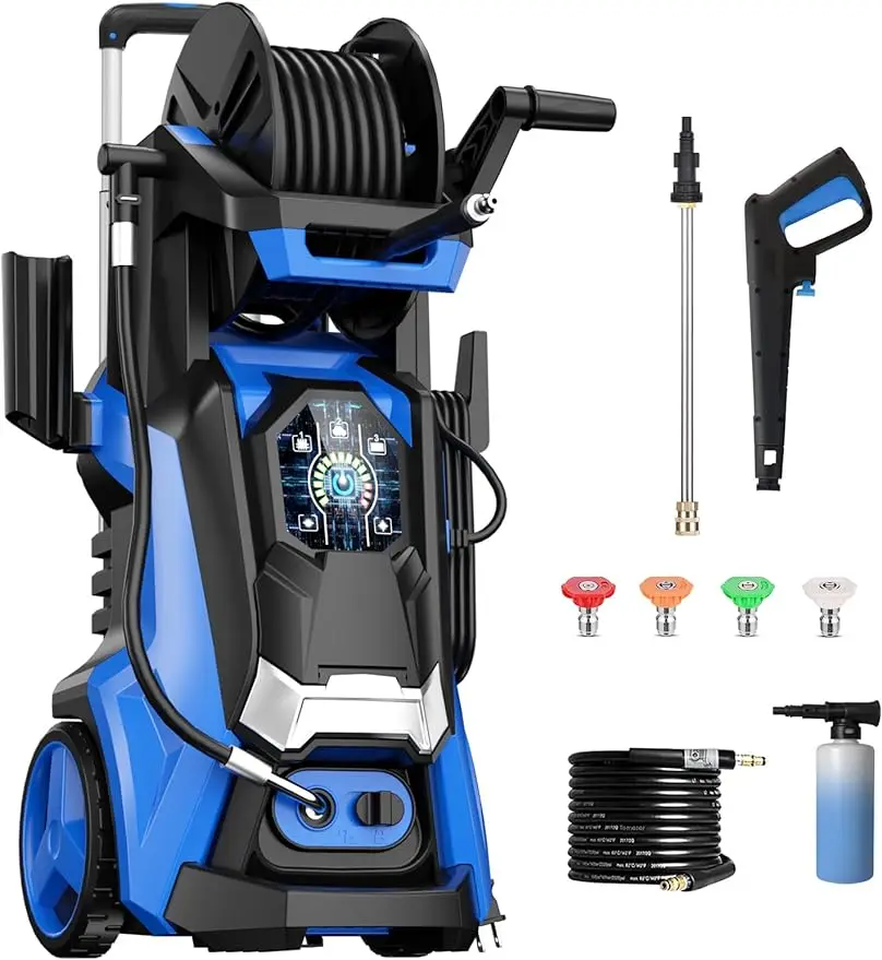 

Pecticho Electric Pressure Washer 4200PSI Max 2.8 GPM Power Washer with Smart Control and 3 Levels of Adjustment Effortlessly