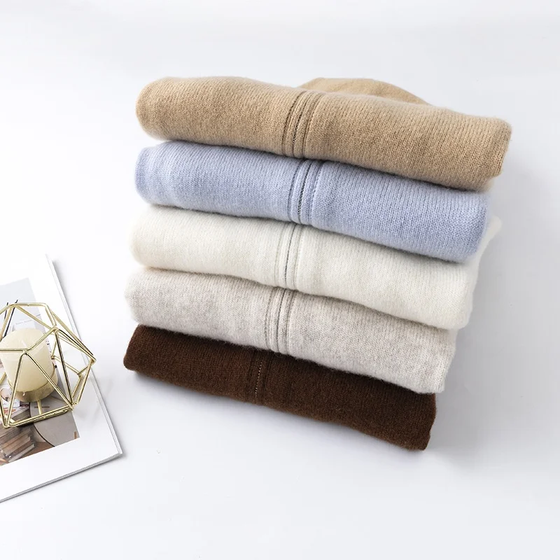 Birdtree 100% Sheep Wool Hooded Knitted Cardigan,Woman Zipper Full Sleeve Hoodies,2025 Autumn Soft Bottoming Sweater T59828JF