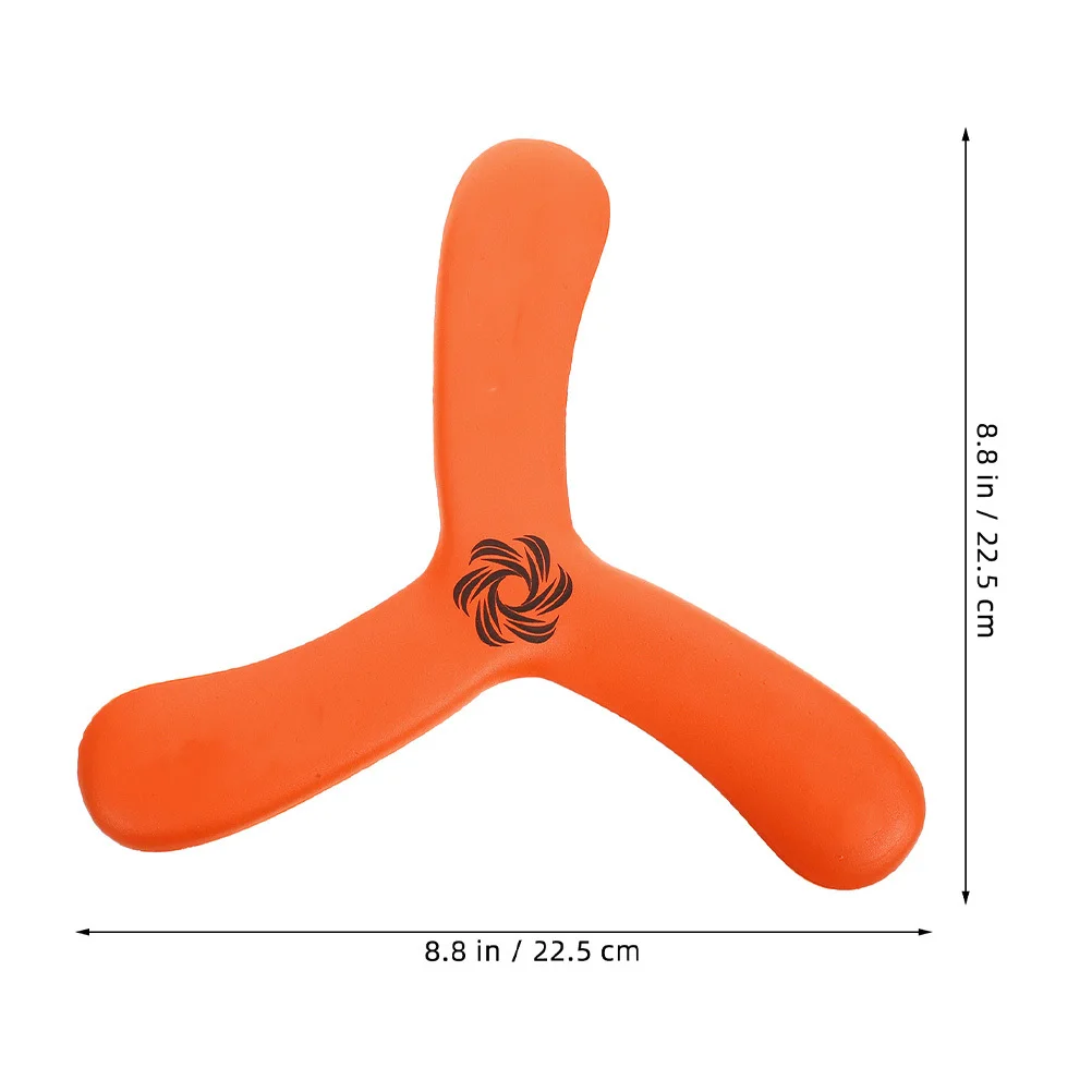 2 peças de disco voador boomerang requintadamente feito, seguro, leve, perfeito para atividades ao ar livre, presentes para crianças ao ar livre