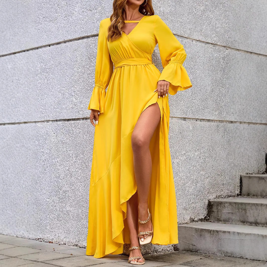 

New Long Dress Cocktail Party Dress Party Dress Irregular Women's Evening Dress Women's Dress Dress Robe Vestido Women Party
