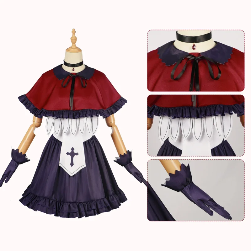 

ss13Anime Oshi No Ko Ruby Hoshino Косплей Парик B-Komachi Красная сценическая юбка Униформа Kana Arima Костюм на Хэллоуин Wom