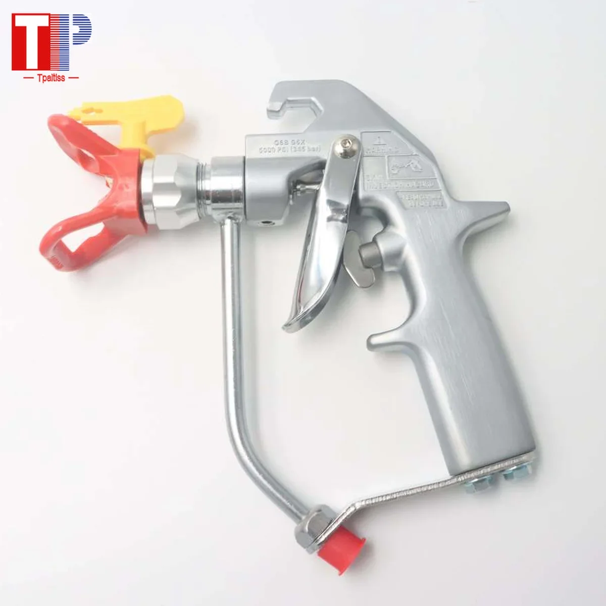 

Tpaitlss 5000 PSI Airless spray Gun 243283 Silver With 517 Tip Nozzle NEW