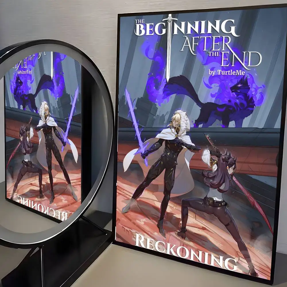 ملصق Anime The B-Beginning بعد النهاية، ملصقات ذاتية اللصق مناسبة لأي سطح جدار مقاوم للماء والرطوبة