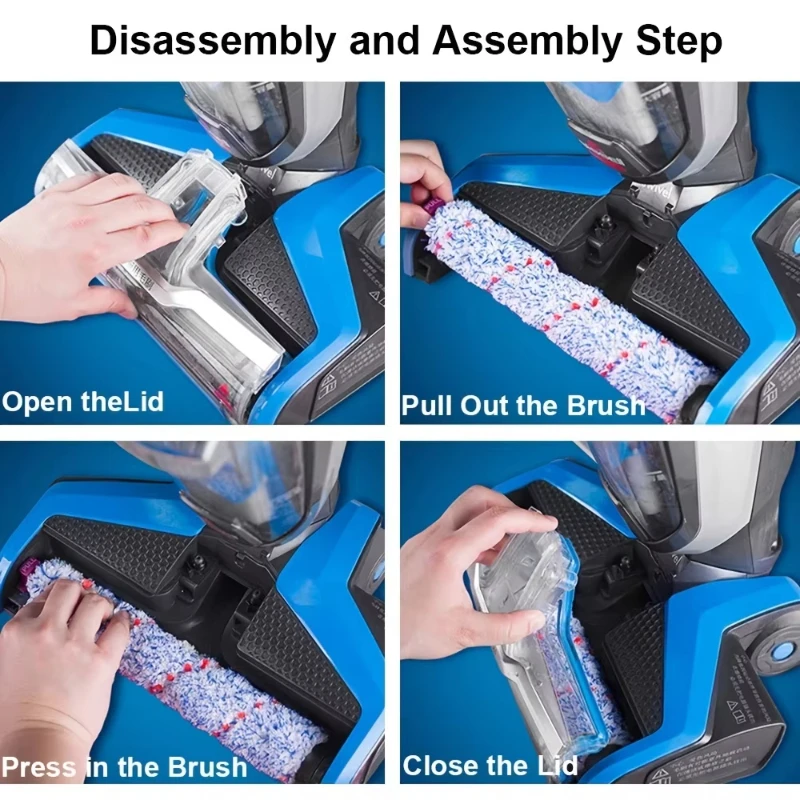 Bissell Crosswave Hepa Filter Roll Brush - Compatible with Models 1785,2303,2305 & More-Ideal for Pet Hair,Carpet & Rug Cleaning