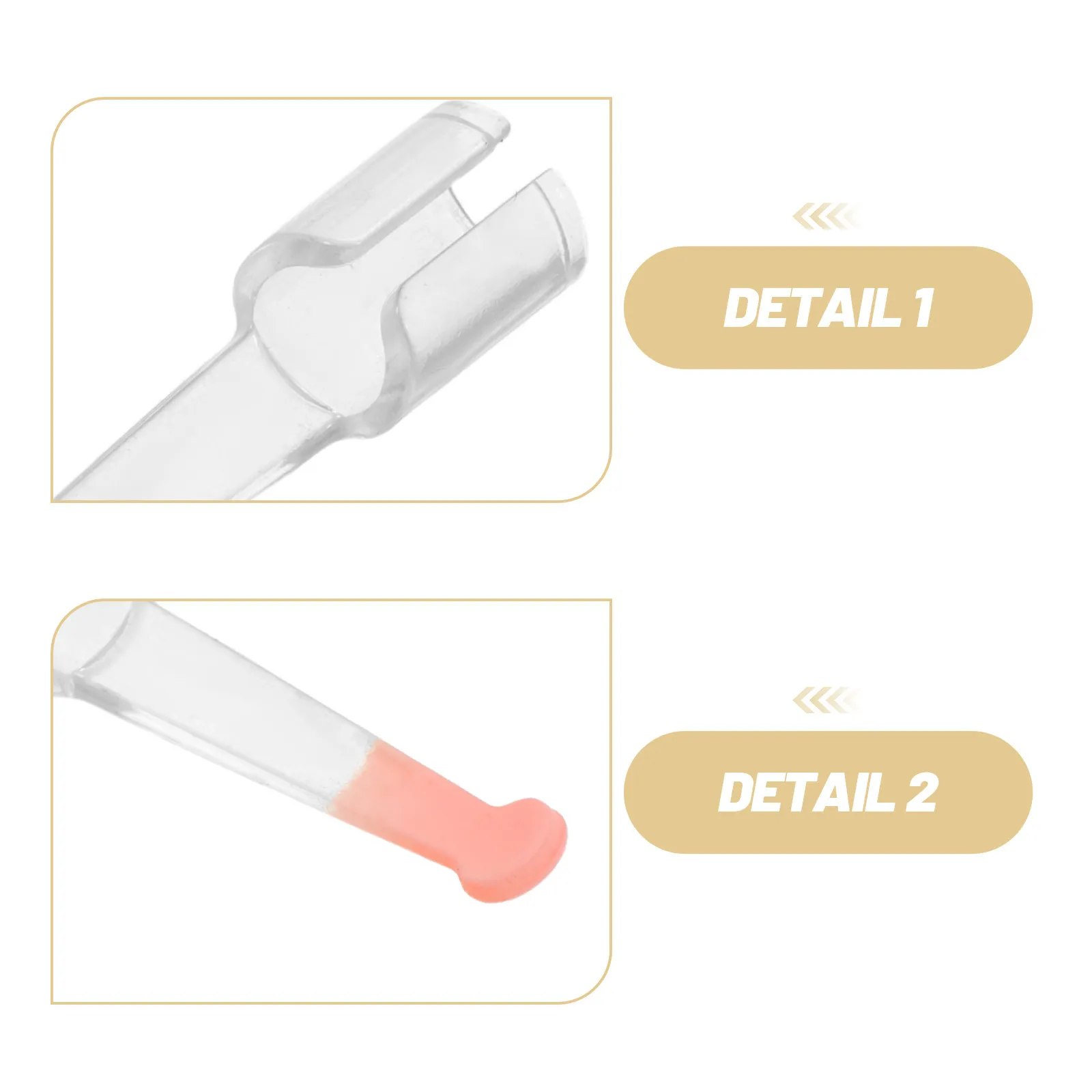 16Pcs Silicone Earbud Tips Soft Replacement Small Ear Wax Removal Tips for Ear Camera Cleaning Tool Accessories Teens Adults