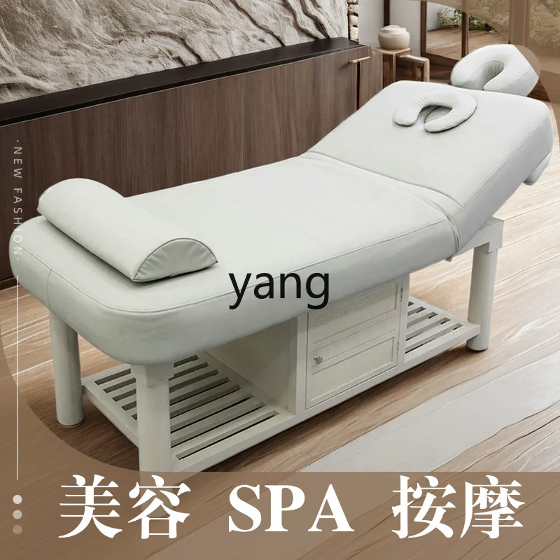 lmm Beauty Salon Special Solid Wood High-End Multi-Functional Electric Lifting Massage Therapy Massage Couch