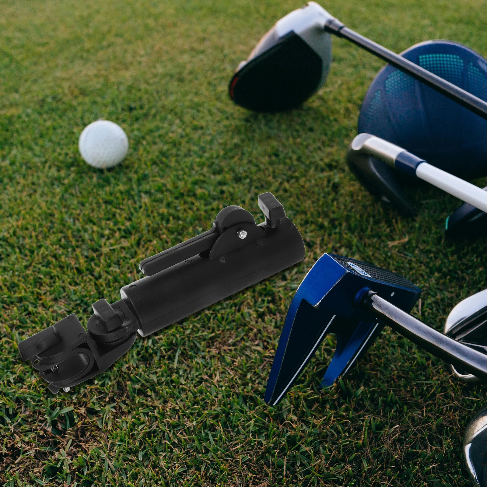 

Golf Cart Umbrella Holder Adjustable Clamp Stable Stand for Push Trolley Umbrella Accessories Holder Golf Supply