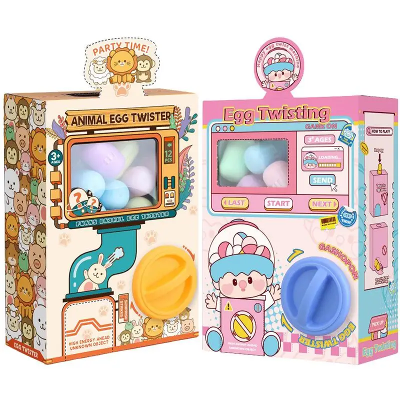 Gashapon Machine for Children Mini Claw, Arcade Crane, Cartoon Doll, Blind Box, Egg Twisting, DIY Jogos Educativos, Brinquedos para Crianças,