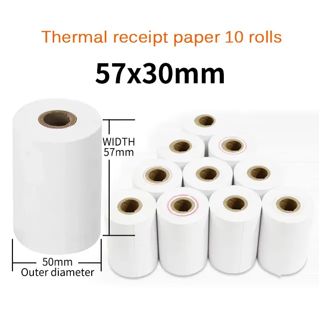 NETUM Thermal Paper Rolls Cash Register Receipt Paper 58mm/80mm (10 Rolls per Case) - Image 8