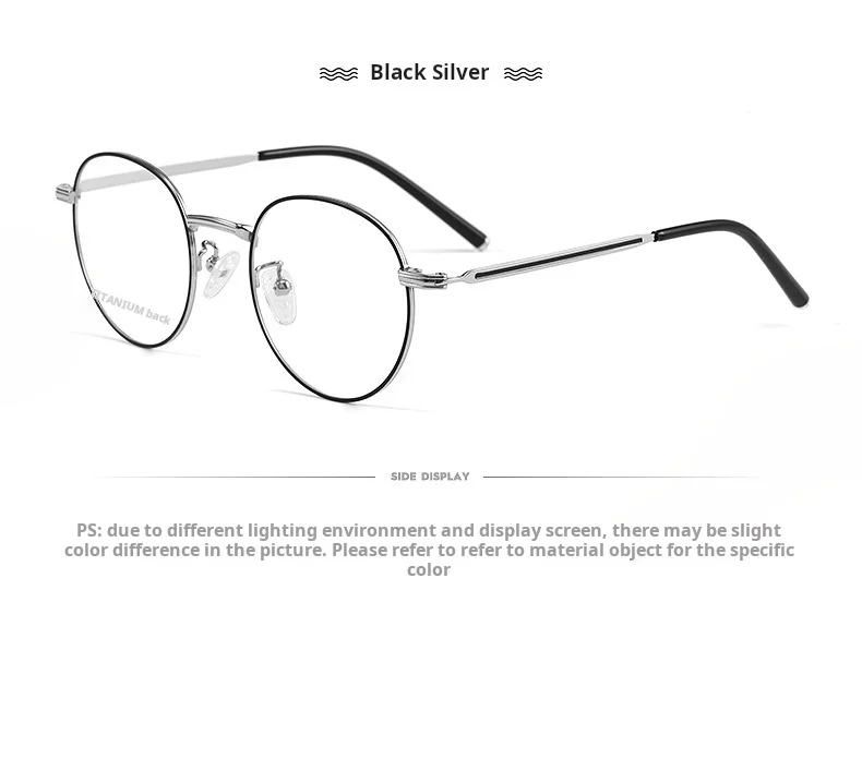 YIMARUILI Retro Runde optische Brillen für Herren und Damen, blaues Licht blockierend, UV400, entspiegelt, Rezeptbrille – Detail 13