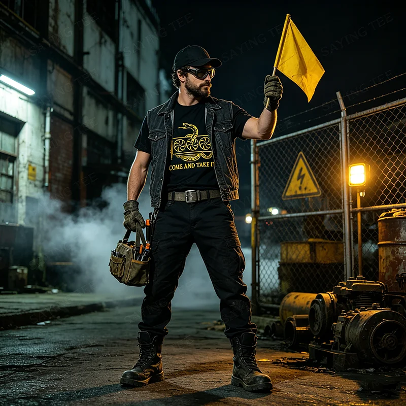 Come and Take It Gpu Ai Humor Lustiges Schlangen-T-Shirt Y2k Herrenmode Sarkastisches Spruch-T-Shirt Personalisierte Streetwear-Kleidung Neuheit – Detail 3