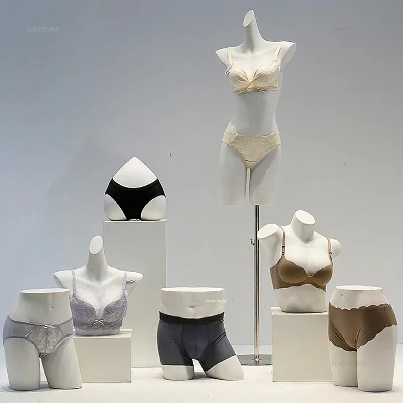 

Clothing Store Underwear Mannequin Display Stand Women Half-length Push-up Full Female Doll Stand Fake Props Chest Mannequin