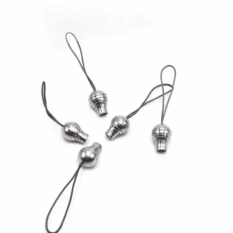 10 stücke Aluminium Legierung Runde Fisch Dart Schwanz Rund Wasser Tröpfchen Schwanz Zubehör für Outdoor Sport Angeln Ausrüstung Langlebig – Detail 4