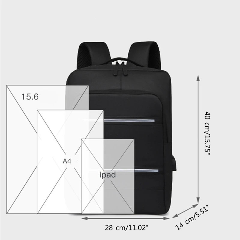 여성을위한 대용량 노트북 배낭 남성 학교 가방 USB 충전 포트가있는 학생 Bookbag 캐주얼 여행 데이 팟