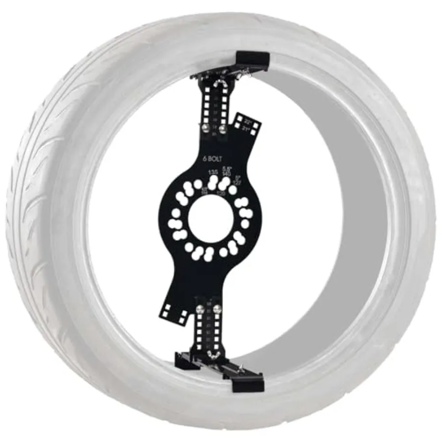 

Wheel Fitment Tool Offset and Backspacing Measuring Tool for 14-22" Wheels 7-17" Wide Universal Rim and Tire Fitment Simulator