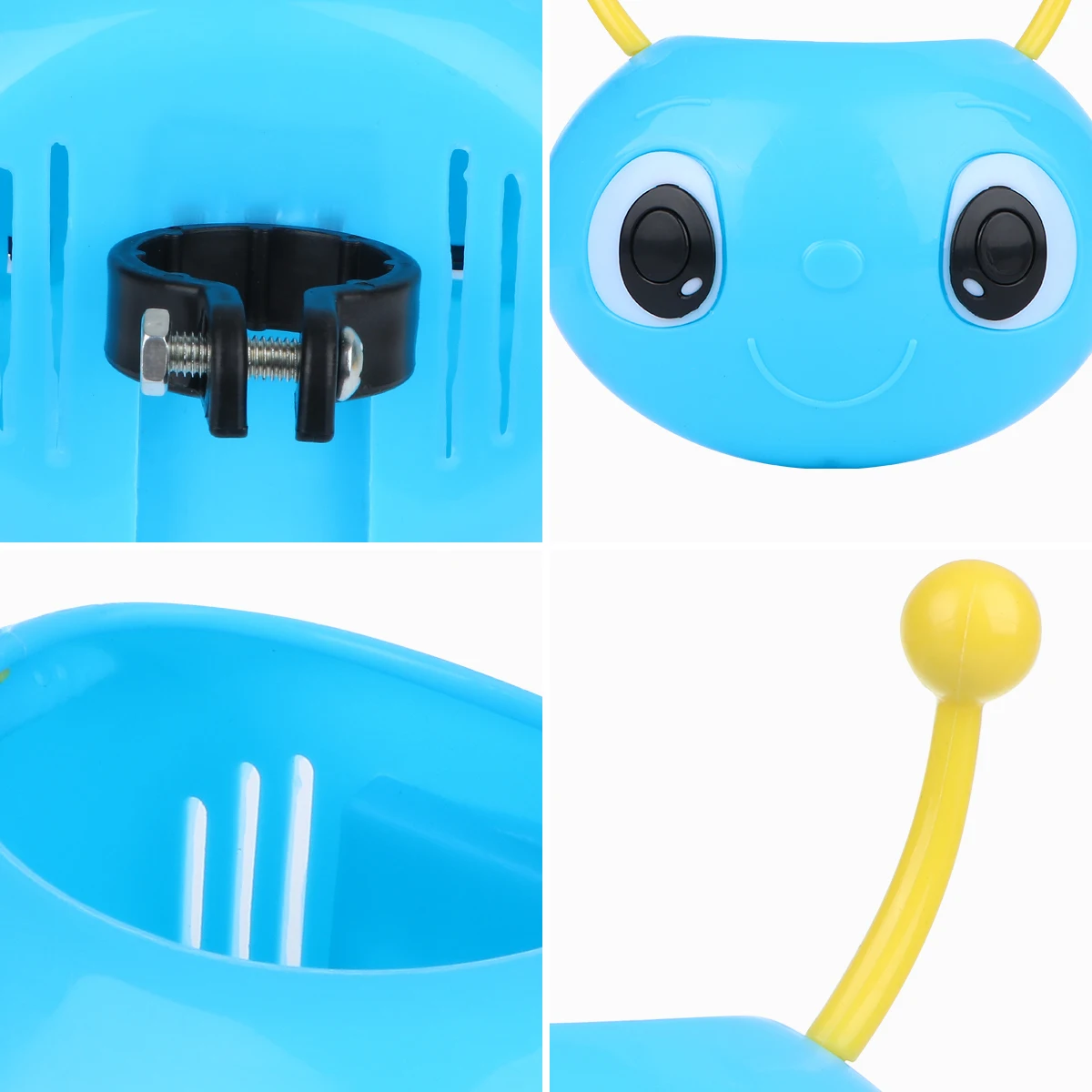 

Kids Scooter Cute Shape Blue Scooter Basket Color Durable Material Kids Basket Storage Solution Easy Installation
