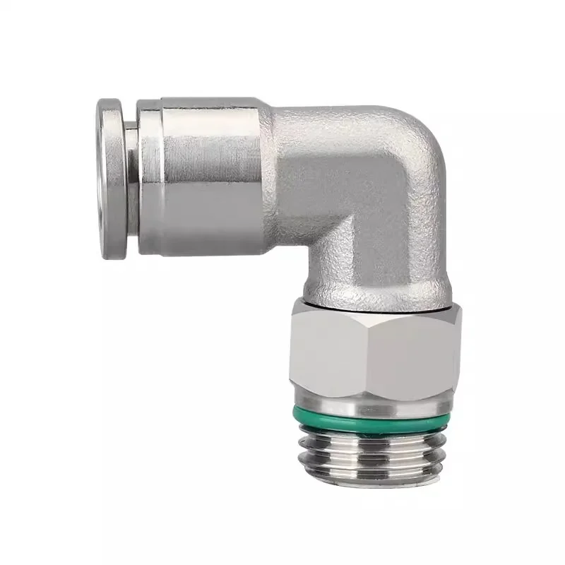 Imagem -06 - Encaixe de Mangueira Pneumática Conector do Tubo de ar Quick Release Pipe Fittings pl 10 Pcs Aço Inoxidável 304